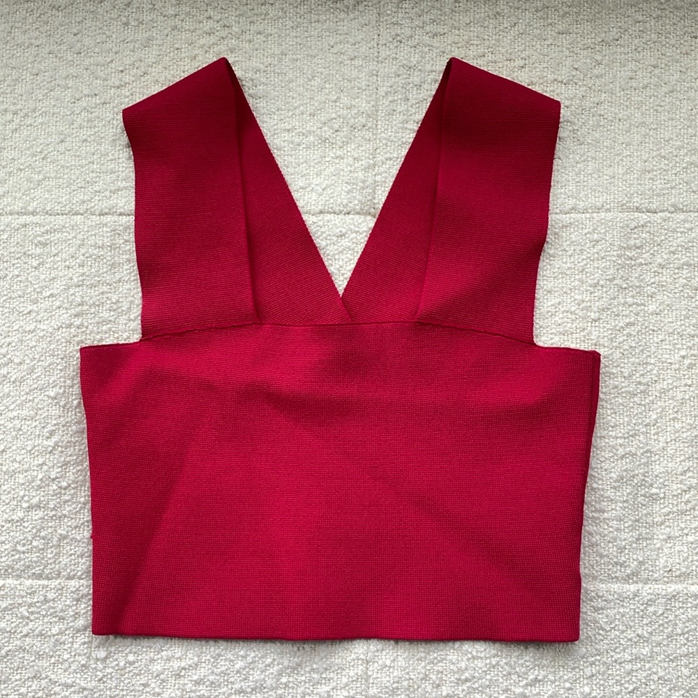 ALC square neck crop top